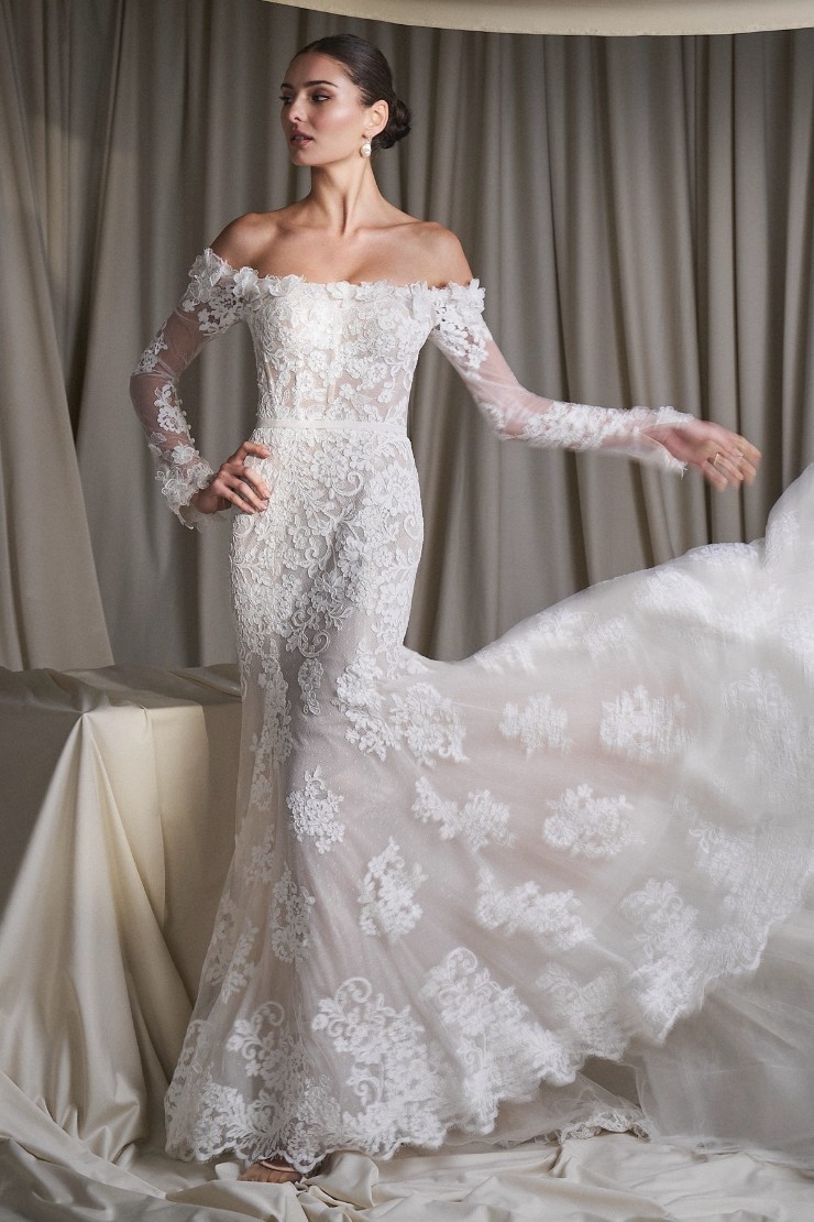 Watters Athena 69712B #1 Ivory-Rosegold picture