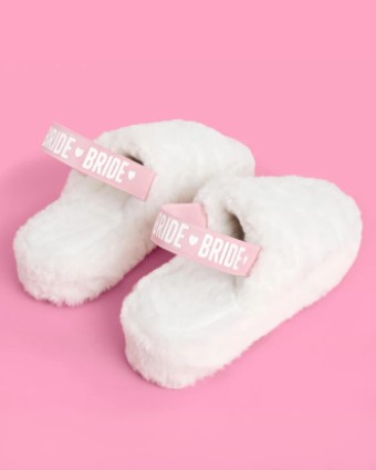 Faire Bride 2 Be Slippers #5 White thumbnail