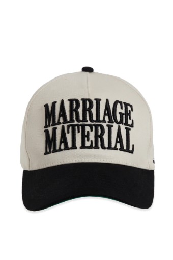 Faire Marriage Material Trucker Hat (Black) #0 default Black thumbnail