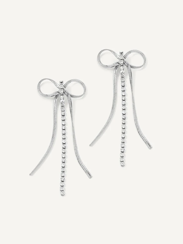 Olive & Piper Selene Bow Earrings #1 default Gold picture