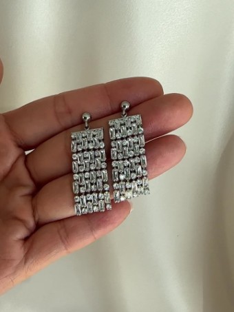 Olive & Piper Whitney Earrings #3 Silver thumbnail