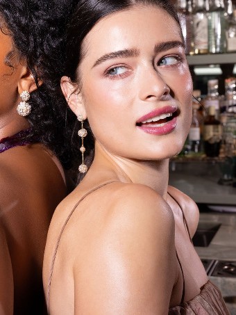 Olive & Piper Lavina Earrings $2 Gold thumbnail