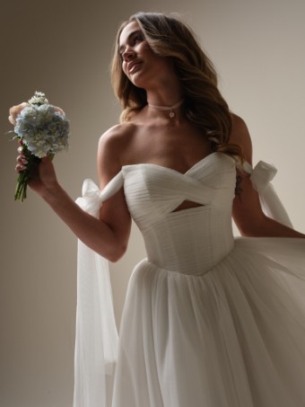 Maggie Sottero Evan 25MC317B01 #1 Ivory (gown with Natural Illusion) thumbnail