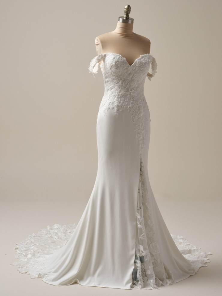 Rebecca Ingram Adeline 25RK278A01 #11 default Ivory (gown with Natural Illusion) picture