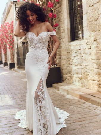 Rebecca Ingram Adeline 25RK278A01 $0 default Ivory (gown with Natural Illusion) thumbnail