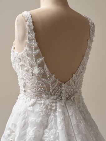 Maggie Sottero Magnolia 25MK299A01 #10 Ivory over Blush (gown with Ivory Illusion) thumbnail