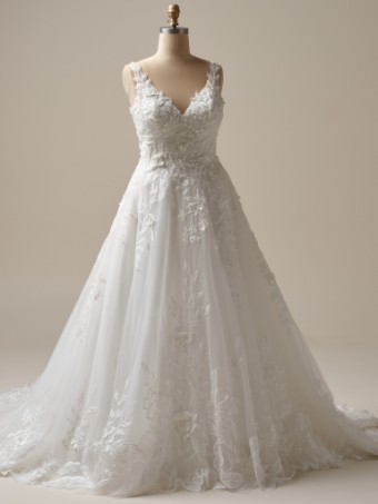 Maggie Sottero Magnolia 25MK299A01 #11 Ivory over Blush (gown with Ivory Illusion) thumbnail