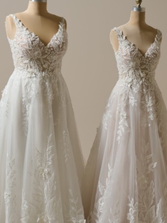Maggie Sottero Magnolia 25MK299A01 #13 default Ivory over Blush (gown with Ivory Illusion) thumbnail