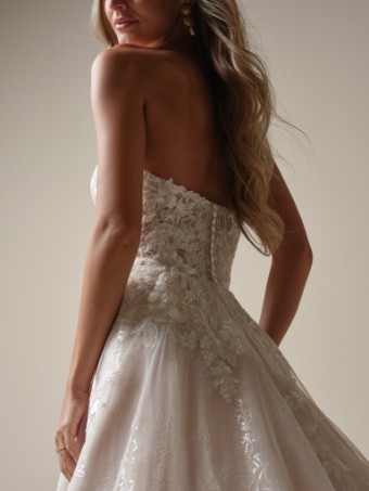 Rebecca Ingram Jalissa 25RC318B01 #10 Ivory over Blush (gown with Ivory Illusion) thumbnail
