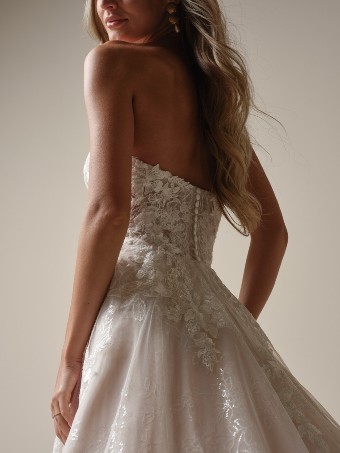 Rebecca Ingram Jalissa 25RC318B01 $10 Ivory over Blush (gown with Ivory Illusion) thumbnail