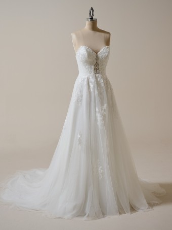 Rebecca Ingram Jalissa 25RC318B01 $12 Ivory over Blush (gown with Ivory Illusion) thumbnail