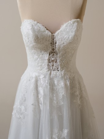 Rebecca Ingram Jalissa 25RC318B01 $14 Ivory over Blush (gown with Ivory Illusion) thumbnail