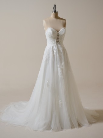 Rebecca Ingram Jalissa 25RC318B01 #12 Ivory over Blush (gown with Ivory Illusion) thumbnail