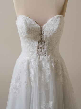 Rebecca Ingram Jalissa 25RC318B01 #14 Ivory over Blush (gown with Ivory Illusion) thumbnail