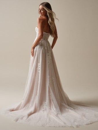 Rebecca Ingram Jalissa 25RC318B01 $8 Ivory over Blush (gown with Ivory Illusion) thumbnail