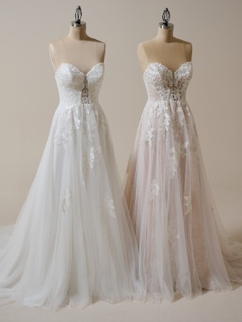 Rebecca Ingram Jalissa 25RC318B01 $11 Ivory over Blush (gown with Ivory Illusion) thumbnail