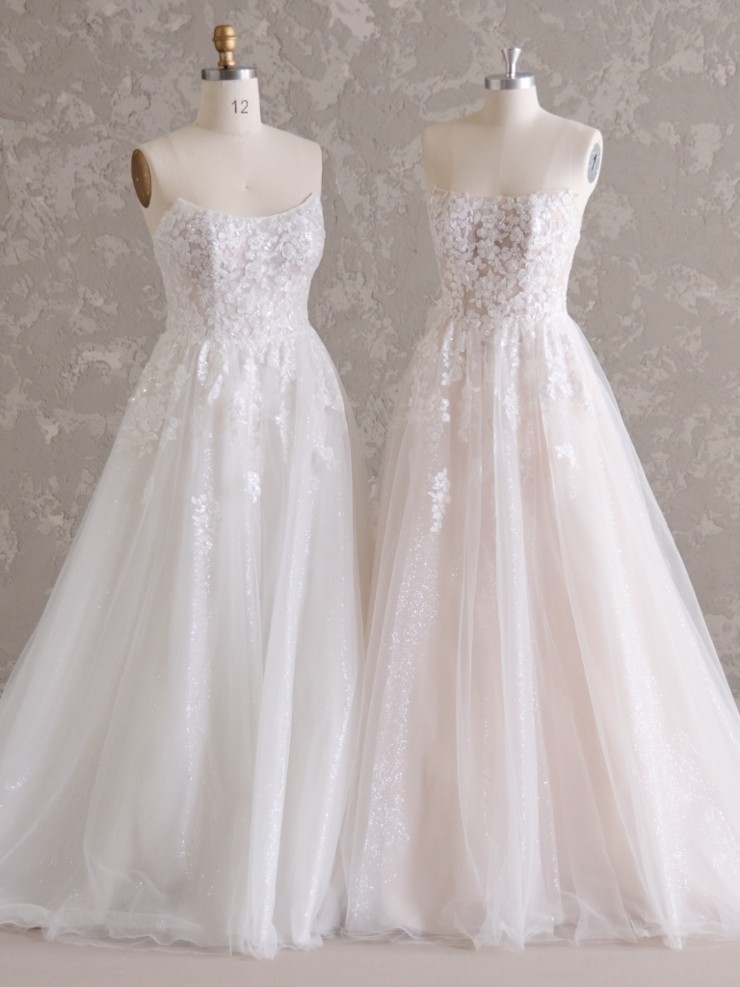 Rebecca Ingram Ventura 24RS179A01 #4 default Ivory/ Silver Accent over Soft Blush picture