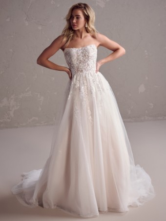 Rebecca Ingram Ventura 24RS179A01 #0 default Ivory/ Silver Accent over Soft Blush thumbnail