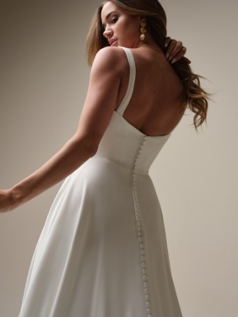 Rebecca Ingram Olivianna Marie (Basque Waist) - 25RS309B11 - Rebecca Ingram Olivianna Marie (Basque Waist) - 25RS309B11 - Rebecca Ingram #4 All Ivory thumbnail
