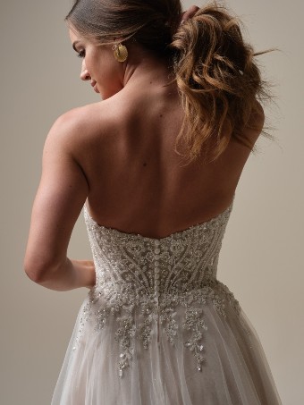 Rebecca Ingram Yvette 25RS340A01 $3 Ivory (gown with Ivory Illusion) thumbnail