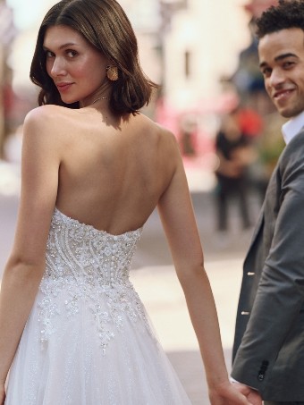 Rebecca Ingram Yvette 25RS340A01 $9 Ivory (gown with Ivory Illusion) thumbnail
