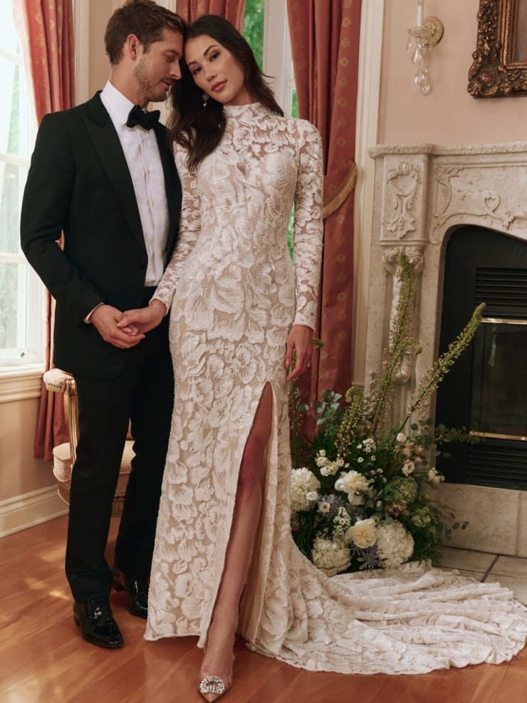 Sottero and Midgley Holland 25SK344A01 #0 default Ivory over Soft Nude (gown with Natural Illusion) picture