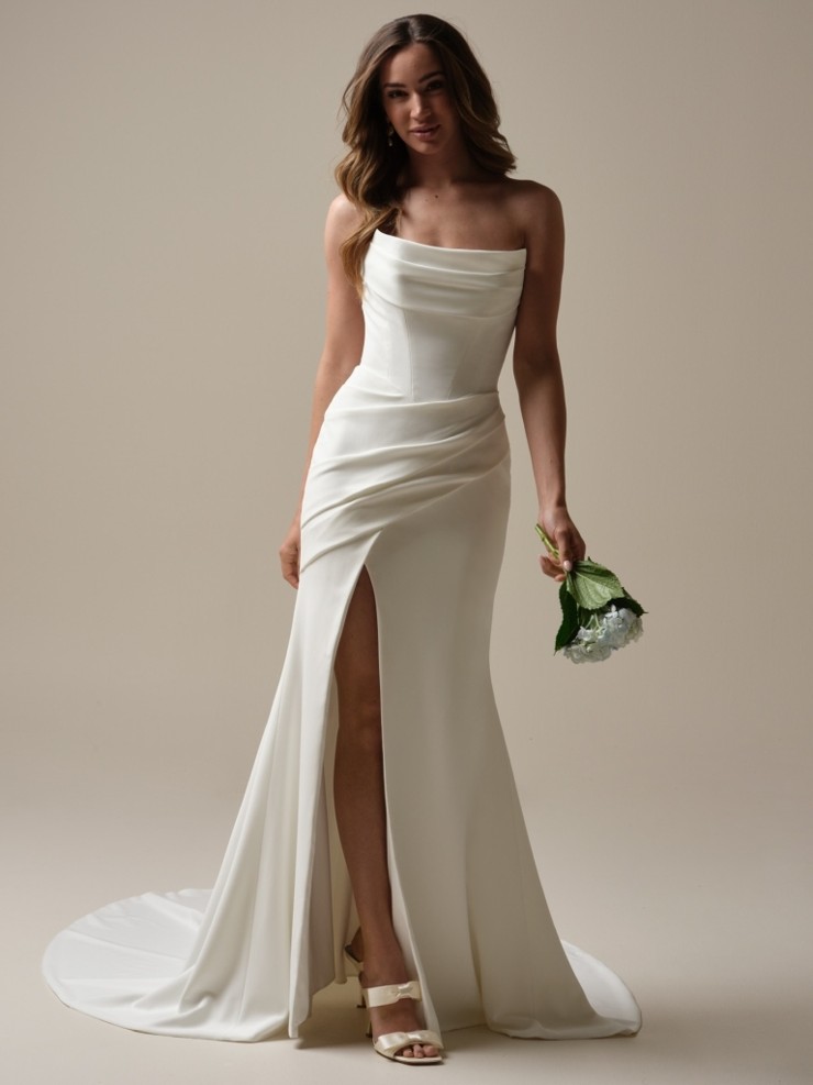 Rebecca Ingram Kailani 25RB343A01 #0 default Ivory (gown with Natural Illusion) picture
