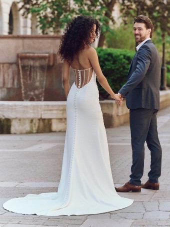 Rebecca Ingram Kailani 25RB343A01 $9 Ivory (gown with Natural Illusion) thumbnail