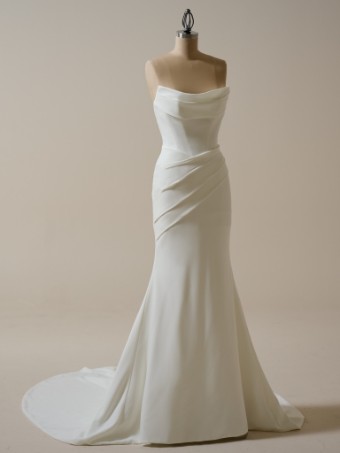 Rebecca Ingram Kailani 25RB343A01 #12 Ivory (gown with Natural Illusion) thumbnail