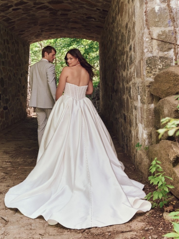 Maggie Sottero Tina 25MS261A01 #10 default Ivory (gown with Natural Illusion) picture