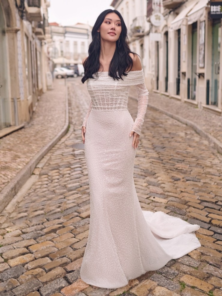 Maggie Sottero Drew 23MB724A01 #0 default Ivory over Blush (gown with Ivory Illusion) picture