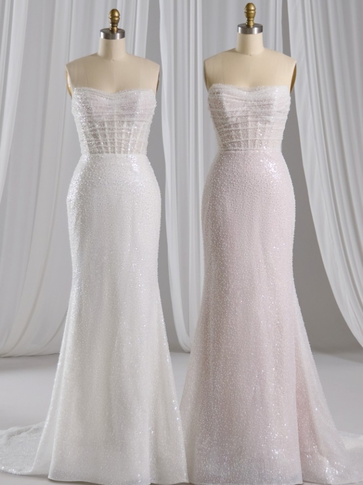 Maggie Sottero Drew 23MB724A01 #6 default Ivory over Blush (gown with Ivory Illusion) picture