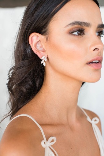 Brides & Hairpins Ashton Earrings #1 Silver thumbnail
