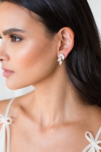 Brides & Hairpins Ashton Earrings #0 default Silver thumbnail