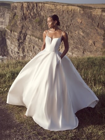 Rebecca Ingram Jamie 23RC051A01 #0 default Ivory (gown with Natural Illusion) thumbnail