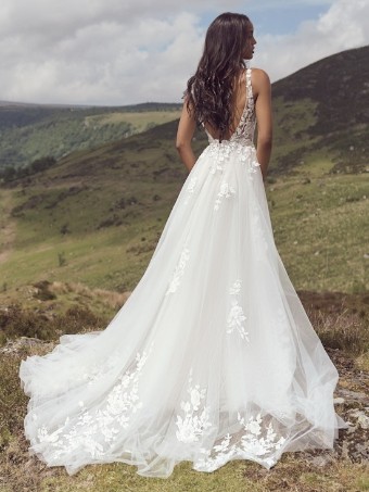 Rebecca Ingram Matilda 23RT112A01 #3 default Ivory over Soft Blush (gown with Natural Illusion) thumbnail