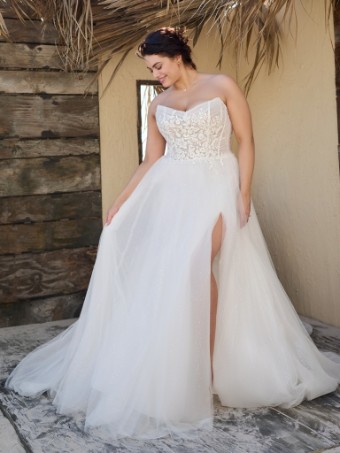 Rebecca Ingram Kiandra 23RS721A01 #0 default Ivory Over Blush thumbnail