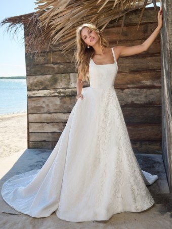 Rebecca Ingram Vesta 23RK718A01 #0 default Ivory (gown with Natural Illusion) thumbnail