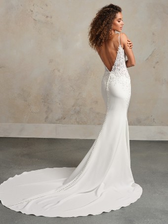 Rebecca Ingram Rafi 24RK817A01 $3 All Ivory (gown with Ivory Illusion) thumbnail
