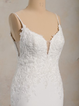 Rebecca Ingram Rafi 24RK817A01 #5 default All Ivory (gown with Ivory Illusion) thumbnail