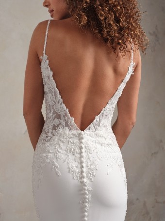 Rebecca Ingram Rafi 24RK817A01 $4 All Ivory (gown with Ivory Illusion) thumbnail