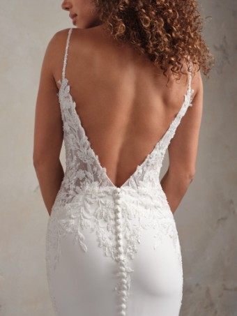 Rebecca Ingram Rafi 24RK817A01 #4 All Ivory (gown with Ivory Illusion) thumbnail