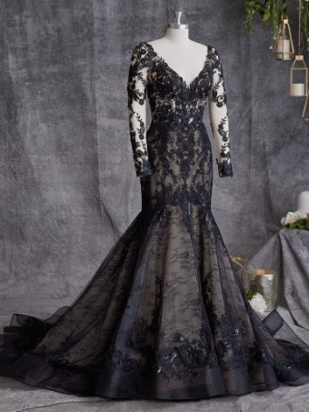 Sottero and Midgley Zander Lane 23SC140A01 #9 Black over Nude thumbnail