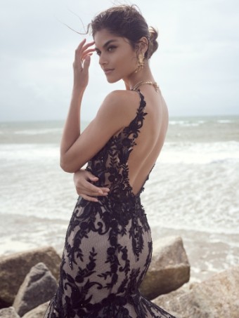 Sottero and Midgley Zander Lane 23SC140A01 #17 Black over Nude thumbnail