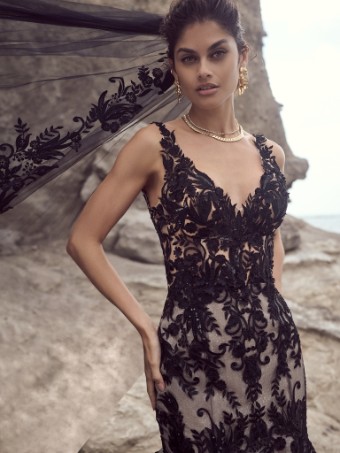 Sottero and Midgley Zander Lane 23SC140A01 #15 Black over Nude thumbnail