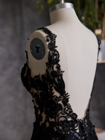 Sottero and Midgley Zander Lane 23SC140A01 #7 Black over Nude thumbnail
