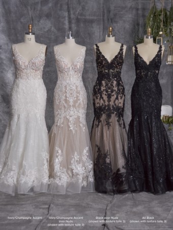 Sottero and Midgley Zander Lane 23SC140A01 #18 Black over Nude thumbnail