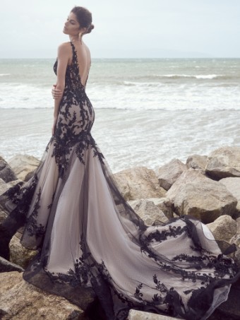 Sottero and Midgley Zander Lane 23SC140A01 #14 Black over Nude thumbnail