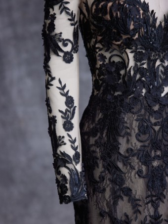 Sottero and Midgley Zander Lane 23SC140A01 #11 Black over Nude thumbnail