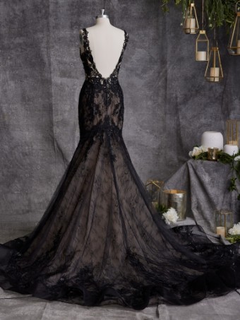 Sottero and Midgley Zander Lane 23SC140A01 #6 Black over Nude thumbnail